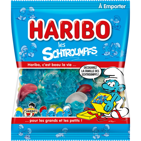 Bonbons Schtroumpfs Pik Haribo - Sachet 120 gr
