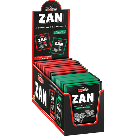 Haribo Pain ZAN - confiserie a la reglisse - 60 pieces - 720g : :  Epicerie
