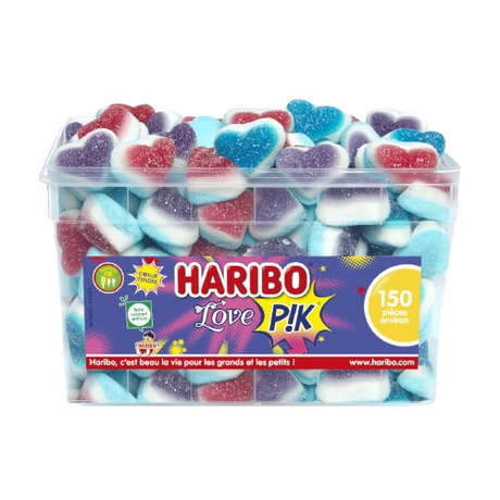 Achat Bonbons coeur Love Pik Haribo - 150g en gros