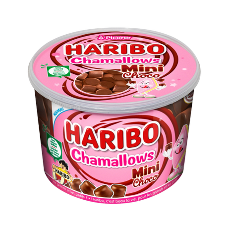 HARIBO Mini chamallows chocolat 140g pas cher 